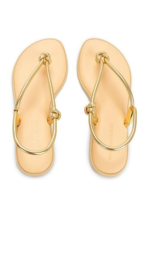 havaianas una acai sandal in peach. - size 36 (also in 37)