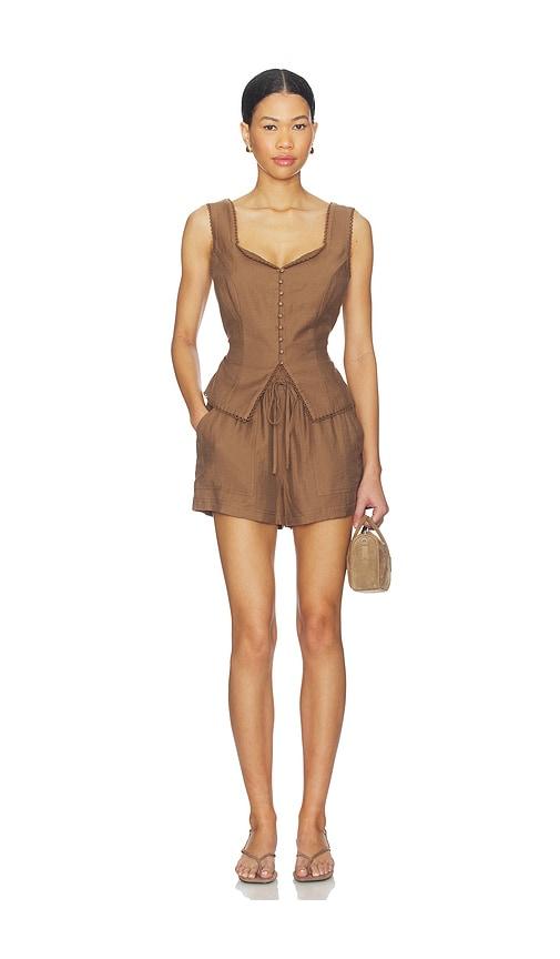 heartloom adela set in brown. - size l (also in s, xs)