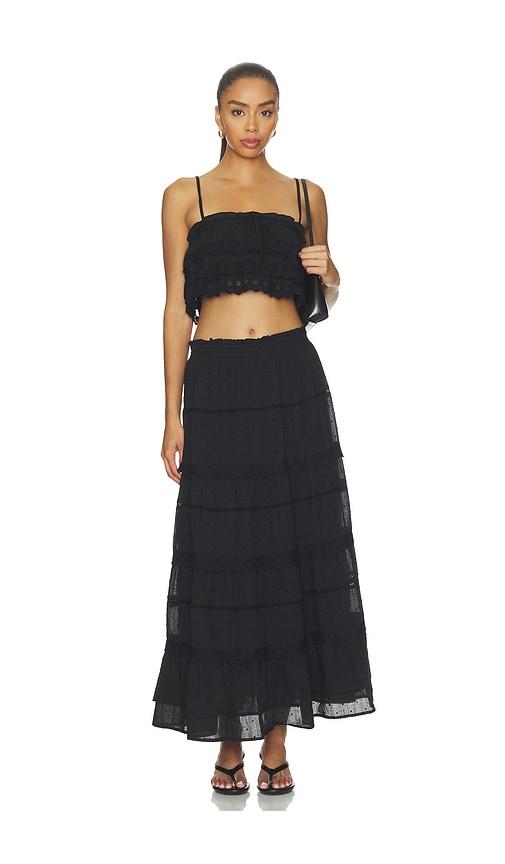 heartloom amata set in black. - size l (also in m, s, xl)