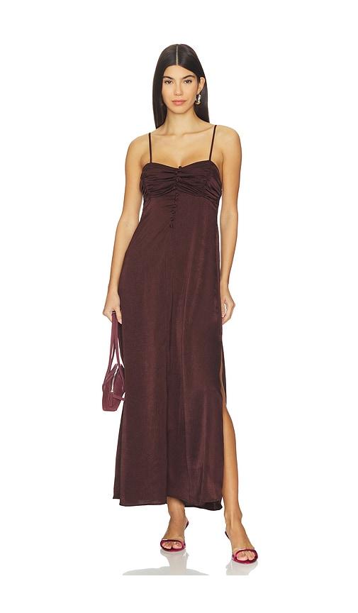 heartloom anna dress in brown. - size s (also in xs)