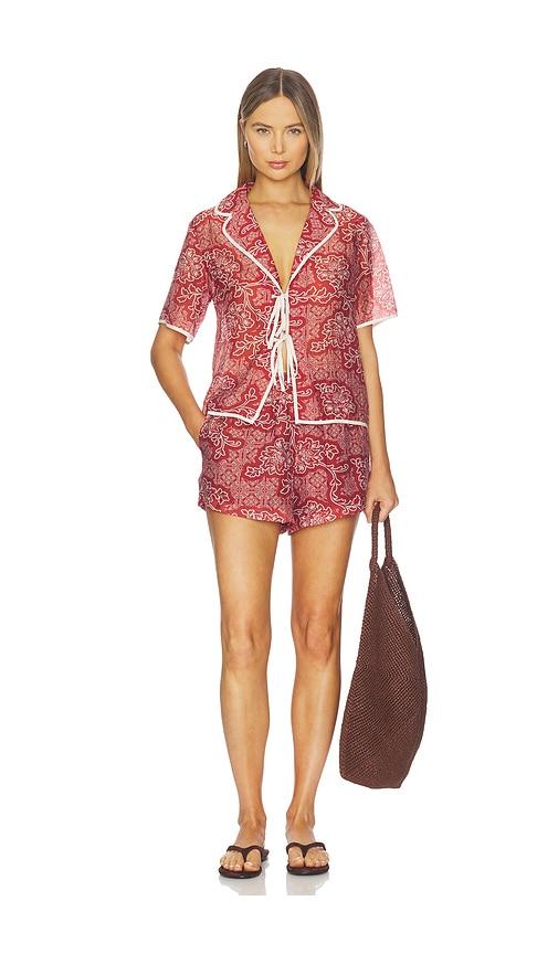 heartloom arleen set in rust. - size l (also in xs, s, m)