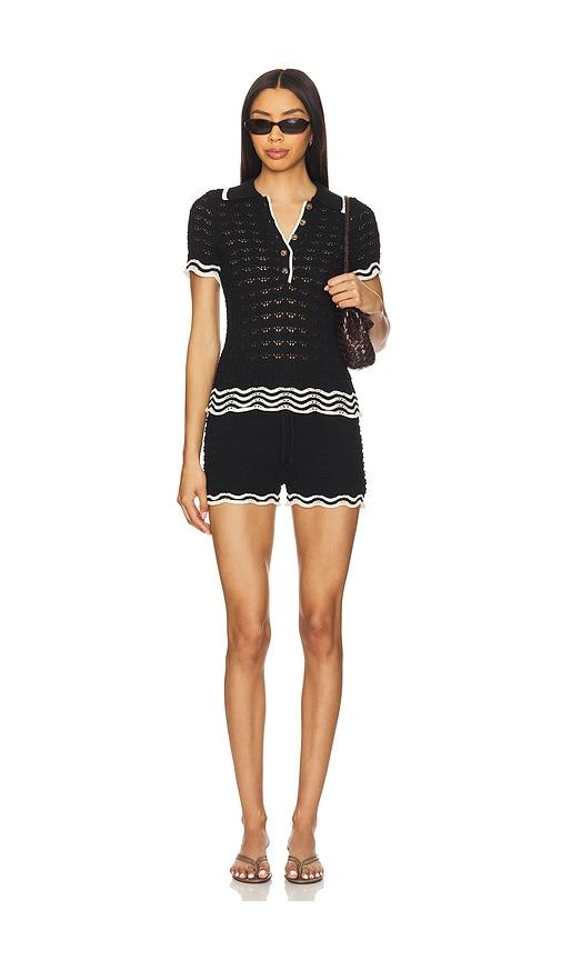 heartloom azalea set in black. - size s (also in xs)