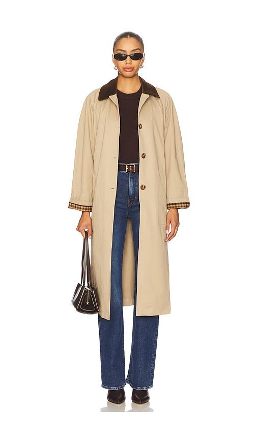 heartloom beatriz trench coat in beige. - size l (also in m)