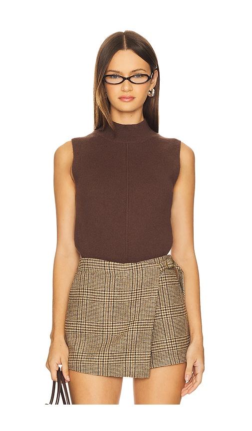 heartloom beverly sweater in brown. - size l (also in m, xs)