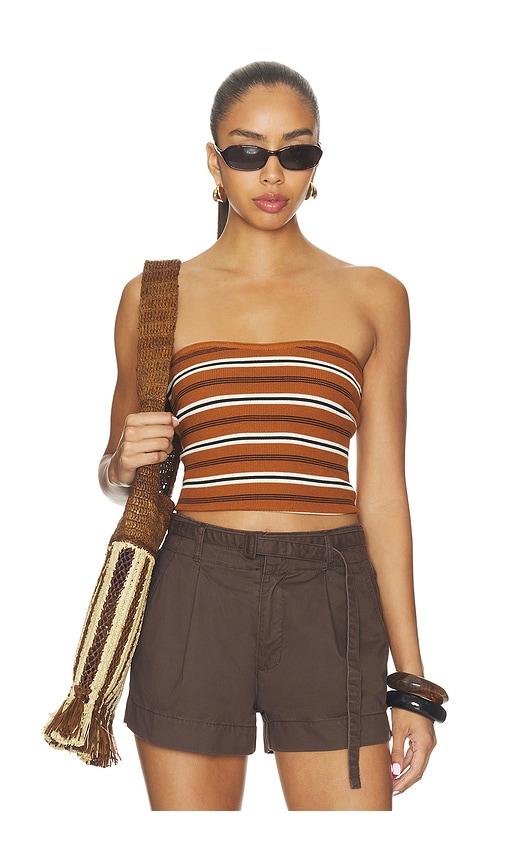 heartloom byron top in cognac. - size l (also in m, s, xs)