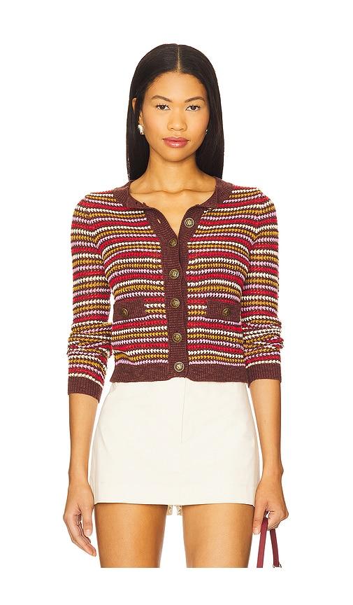 heartloom cait cardi in wine. - size l (also in xs)