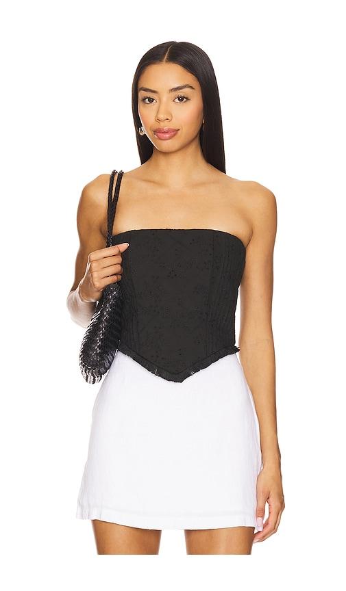heartloom carla top in black. - size m (also in s)
