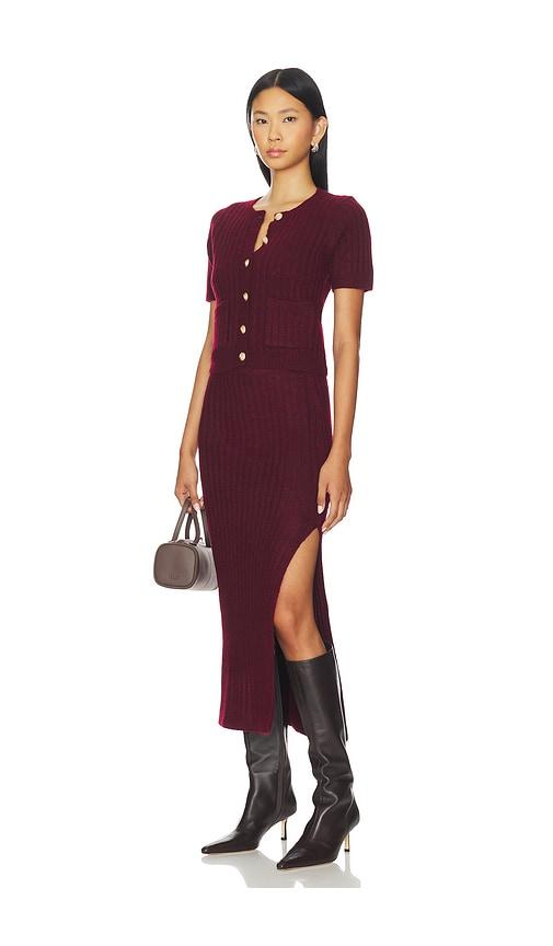 heartloom carmela set in wine. - size l (also in xs, m, xl)