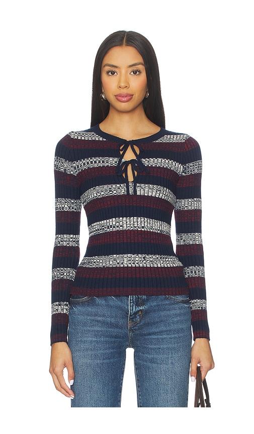 heartloom clarice sweater in blue. - size xl (also in xs)