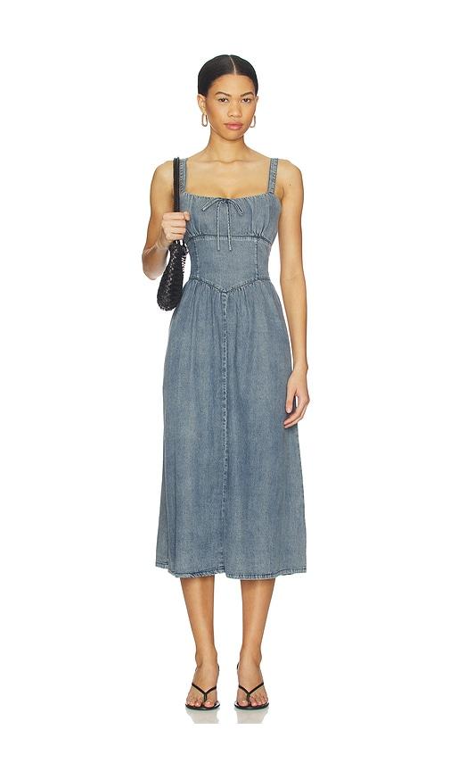 heartloom delcia dress in blue. - size m (also in xs, s)