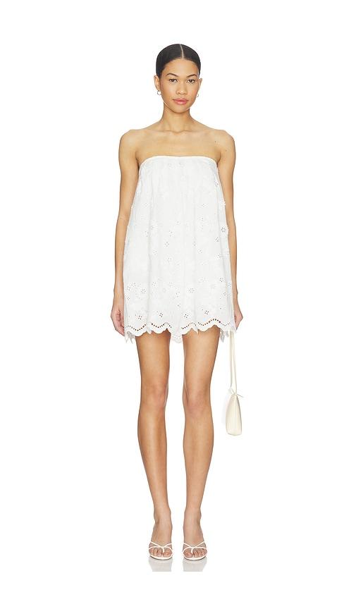 heartloom diego cover up dress in white. - size l (also in m, xl)