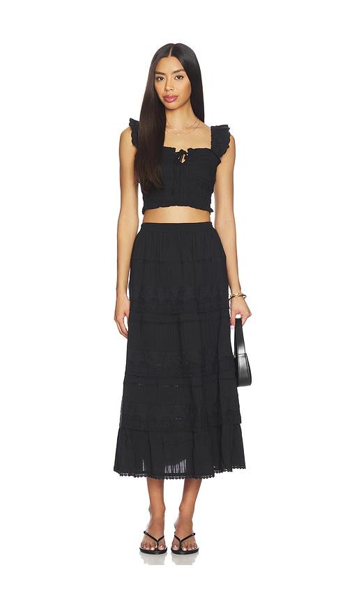 heartloom dionne set in black. - size l (also in xl)