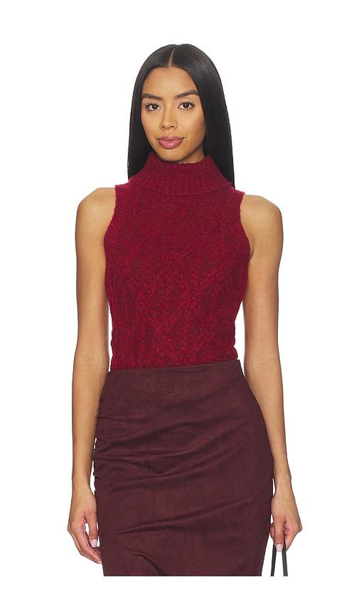 heartloom elise top in red. - size l (also in s)