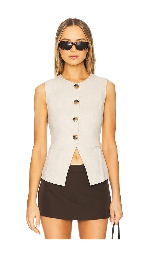 heartloom emerson vest in neutral. - size m (also in xs, s)