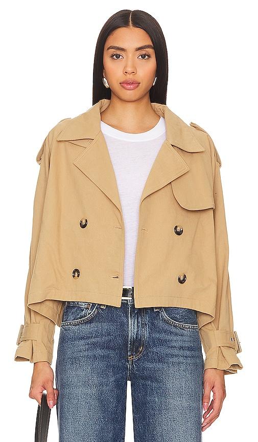 heartloom emma jacket in tan. - size l (also in xl)