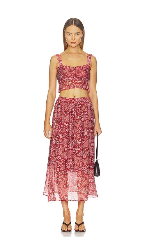 heartloom emma set in rust. - size l (also in xs, s, m, xl)