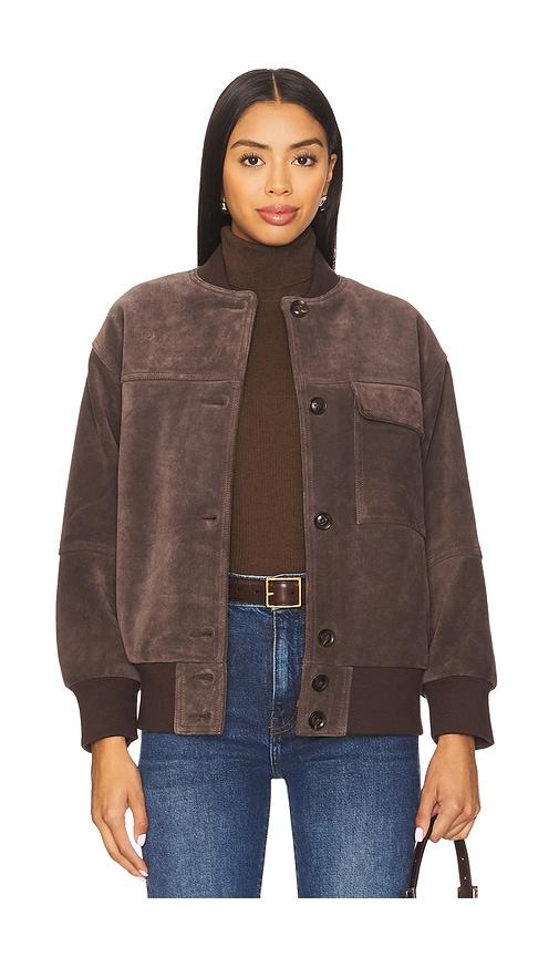 heartloom fuji jacket in brown. - size m (also in xs, s)