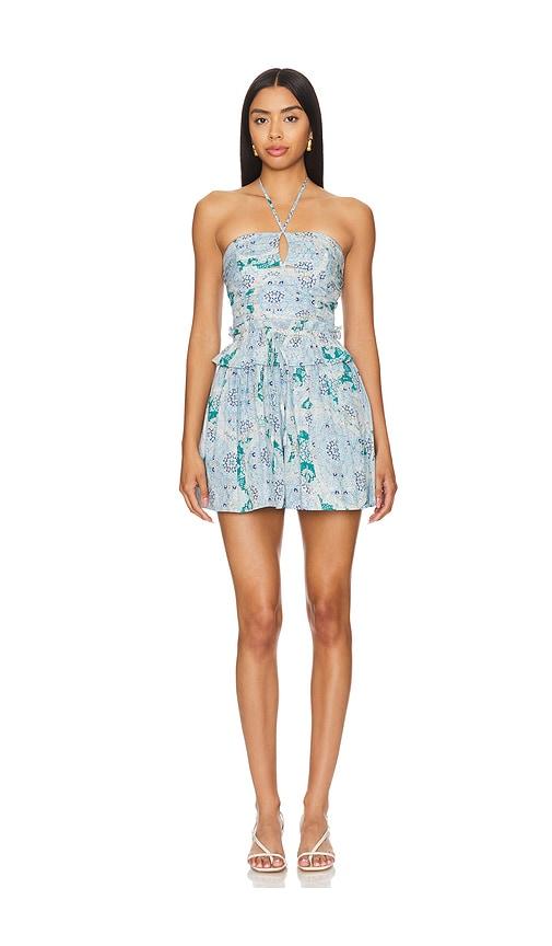 heartloom hanna romper in blue. - size l (also in xl)