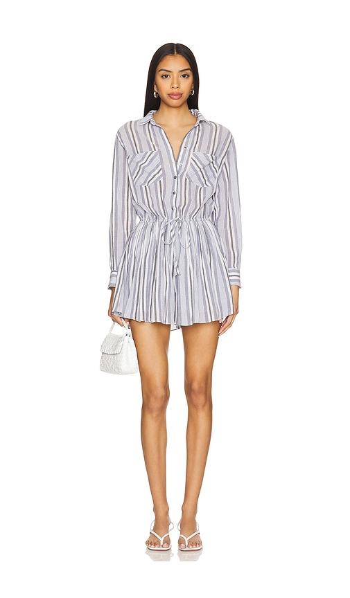 heartloom hattie romper in blue. - size s (also in xs)