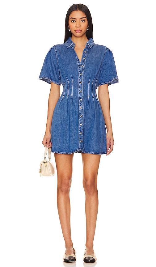 heartloom karia dress in blue. - size m (also in xs)