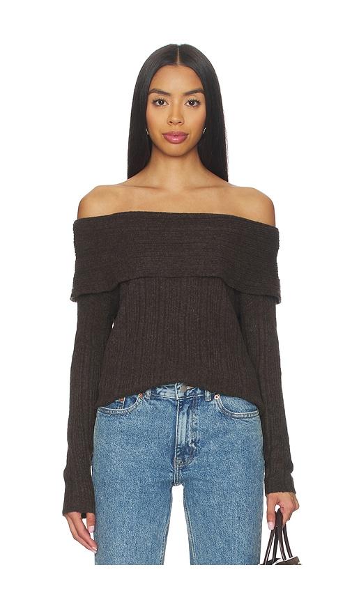 heartloom kat sweater in brown. - size l (also in s)