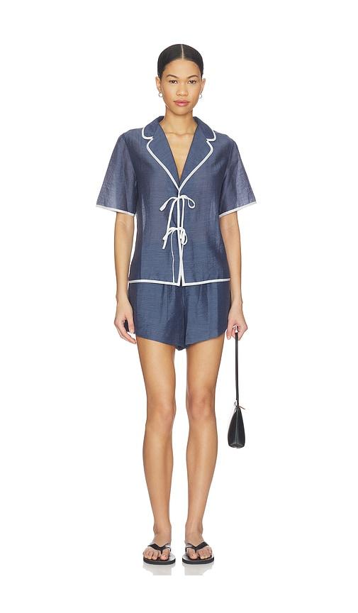 heartloom liara set in navy. - size l (also in xs, s, m, xl)