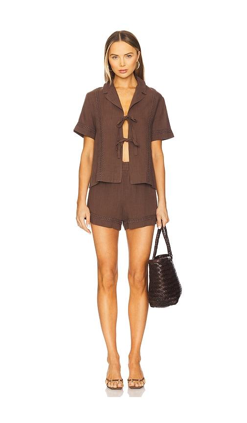 heartloom lourdes set in chocolate. - size s (also in xl)