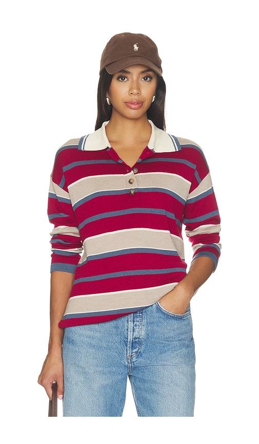 heartloom magnolia sweater in red. - size l (also in m, s, xl, xs)