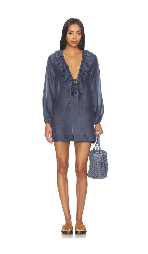 heartloom mesa cover-up in navy. - size s (also in xs)