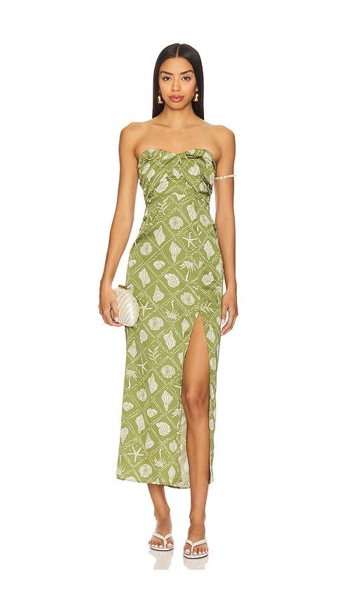 heartloom millie dress in green. - size s (also in xs)