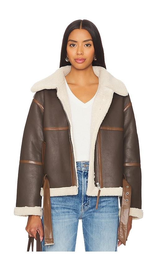 heartloom olina jacket in brown. - size xl (also in xs)