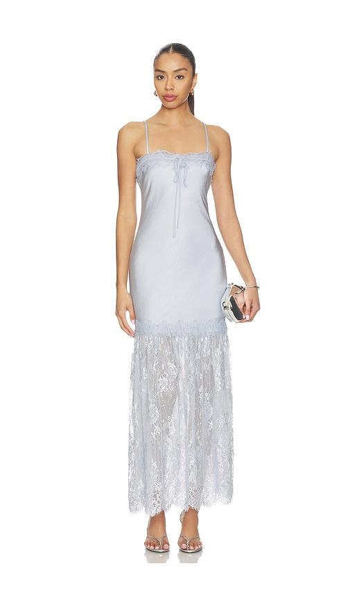 heartloom peche dress in baby blue. - size l (also in s, m, xl)