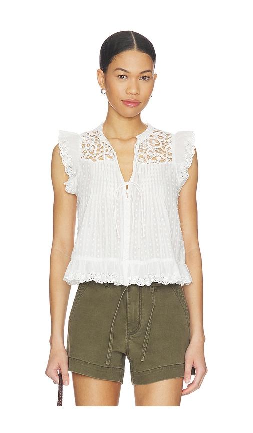 heartloom rayna top in white. - size l (also in xl)