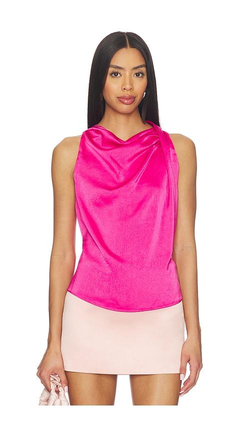 heartloom remonia top in fuchsia. - size m (also in s, xs)