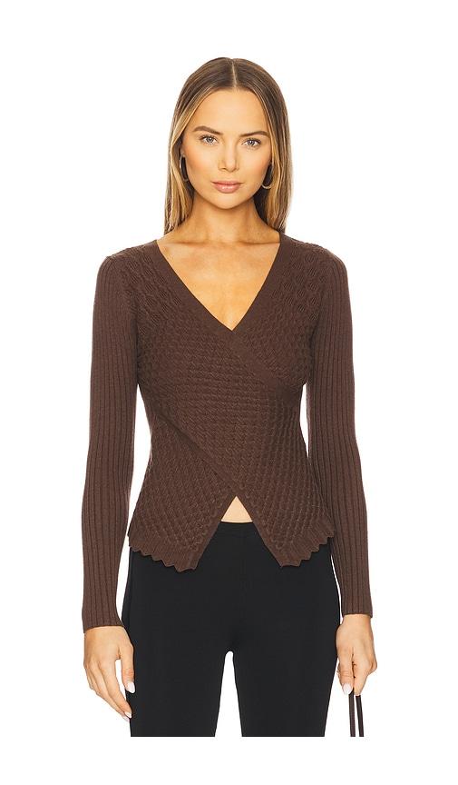 heartloom robbie top in brown. - size m (also in s, xs)