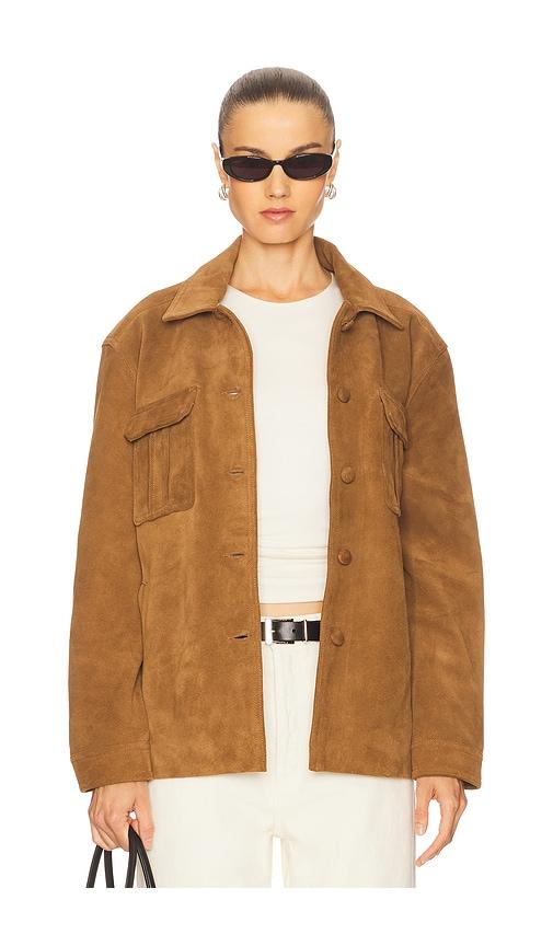 heartloom saint jacket in brown. - size s (also in xs, xl)