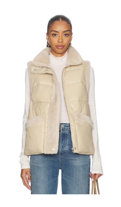 heartloom serra vest in neutral. - size s (also in xs)