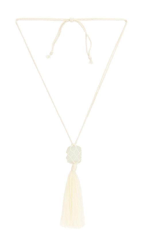heaven mayhem claudette necklace in cream.