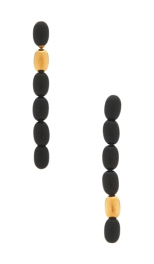heaven mayhem edith earrings in black.