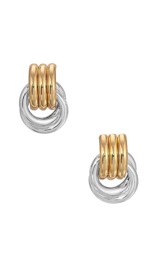 heaven mayhem mini knot earring in mixed.