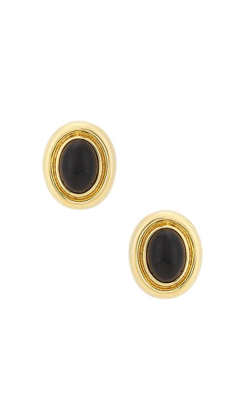 heaven mayhem prize earrings in metallic gold.