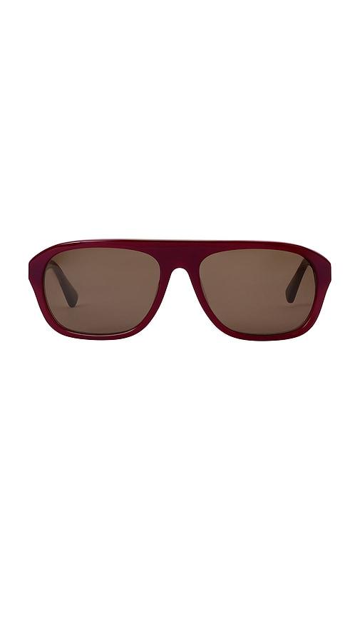 heaven mayhem vesper glasses in burgundy.