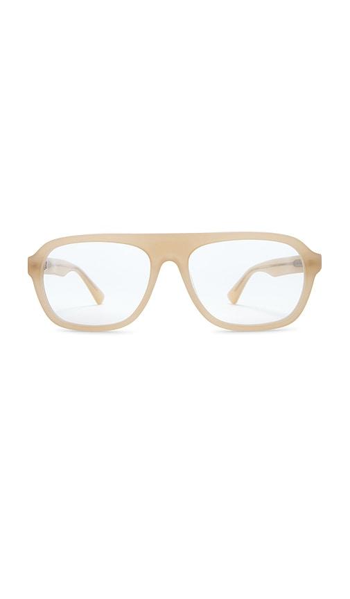 heaven mayhem vesper glasses in cream.