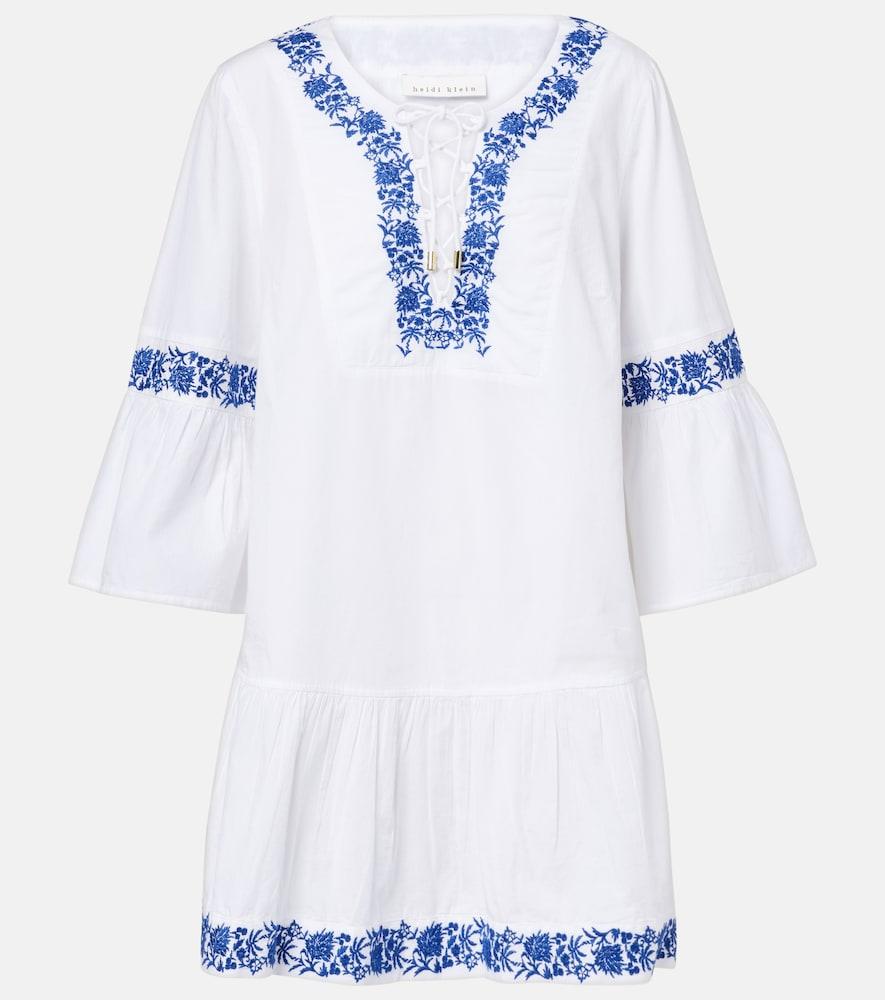 heidi klein cannes cotton beach cover-up