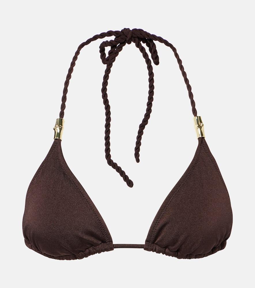 heidi klein coco palm bikini top