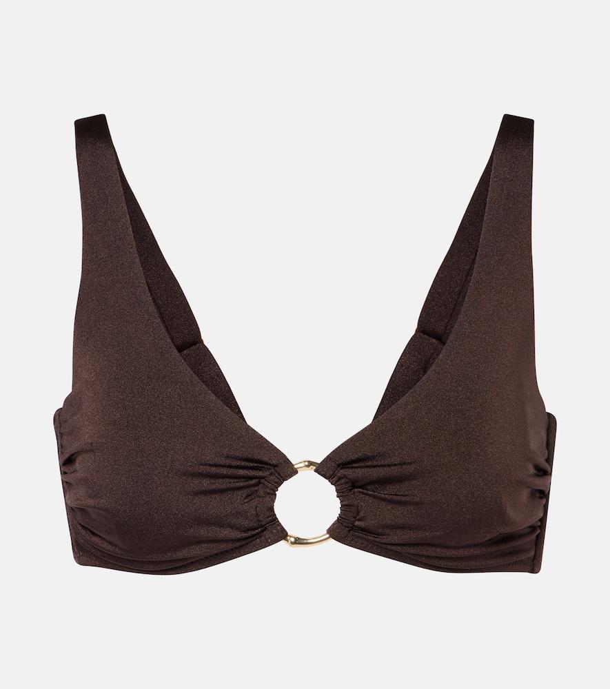 heidi klein coco palm bikini top