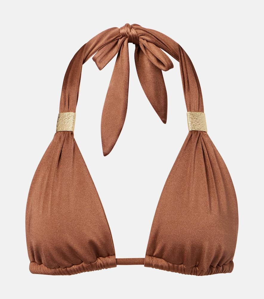 heidi klein grasse halterneck bikini top