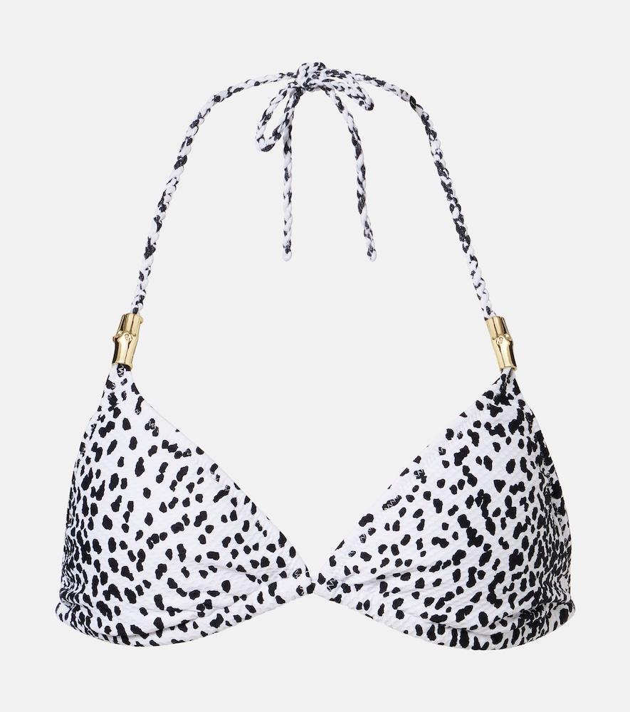 heidi klein icaria printed bikini top