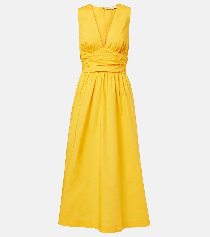 heidi klein mimosa cotton midi dress