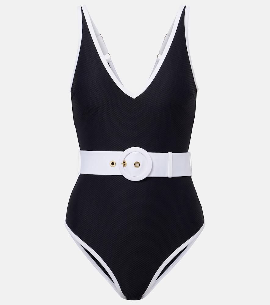 heidi klein pampelonne belted swimsuit